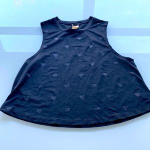 Spiritual gangster heart logo crop tank